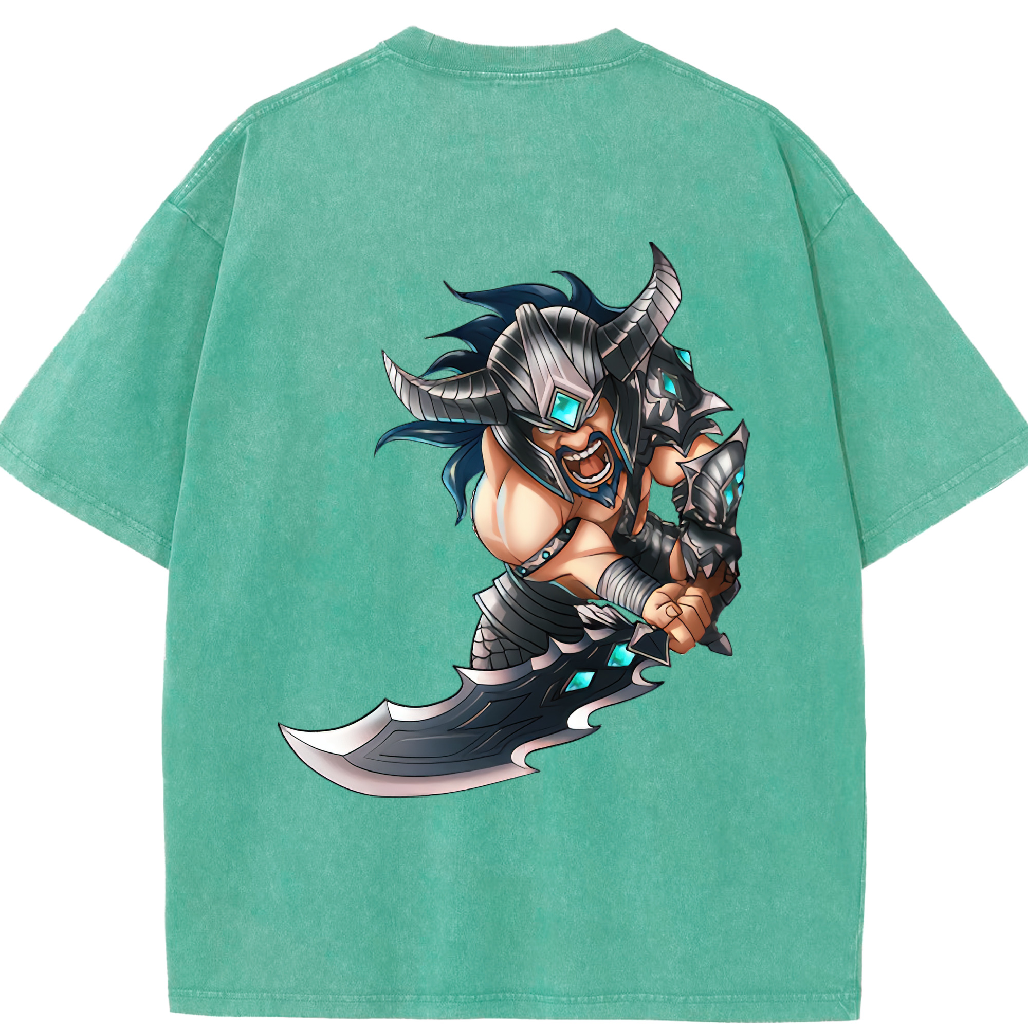 リーグ・オブ・レジェンド League of Legends LOL 綿100% ヴィンテージ風 半袖Tシャツ（背面プリント）